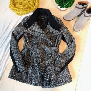 Express wool-blend coat